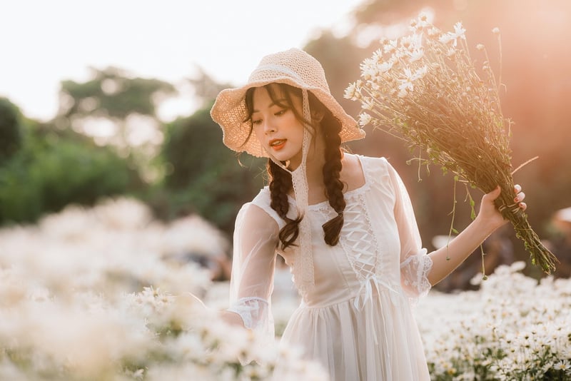 Woman practicing yoga